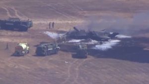 ABD’de hava üssü yakınlarında F-35 savaş uçağı düştü