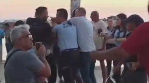 Aydın’da zabıta memurlarını darbeden dilenciler tutuklandı