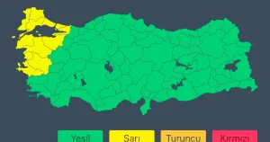 Bakanlık sarı kodla uyardı: Fırtınaya dikkat!