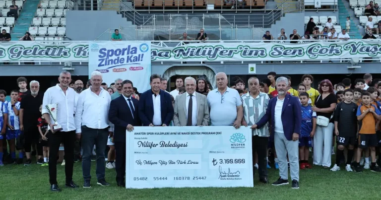 Bursa Nilüfer’den amatör spor kulüplerine 3 milyon liralık destek