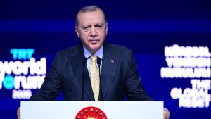 Cumhurbaşkanı Erdoğan, Lübnanın mevkidaşı ile ortak basın toplantısında konuşuyor