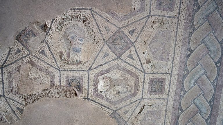 Kastamonu’da bin 800 yıllık Roma villasının mozaikleri kurtarılıyor