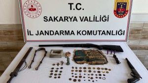Sakarya’da Roma ve Bizans dönemine ait 63 tarihi eser ele geçirildi