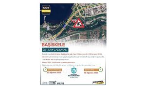 Başiskele Kavşağı’nda trafiğe 8 saatlik mola