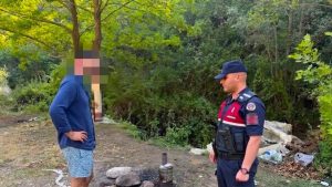 Bilecik’te ormanlık alanda mangal yakan şahsa ceza