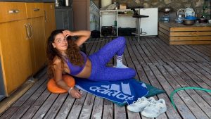 Ebru Şahin ve Cedi Osman sporda! Paylaşımları beğeni topladı